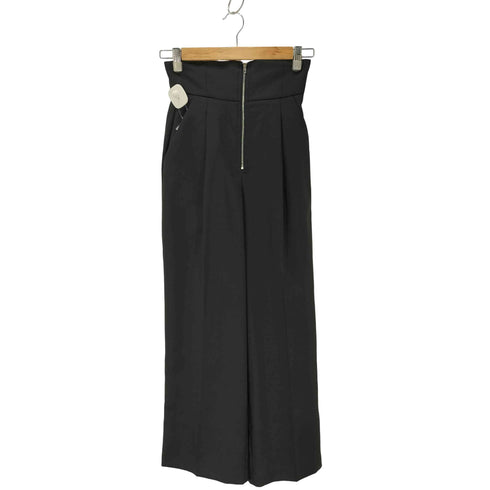 ルエレ Louere フロントジップハイウエストタックパンツ レディース JPN:S