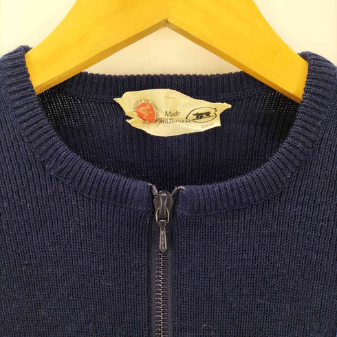 70S ST.MORITZ ジップアップニット メンズ
