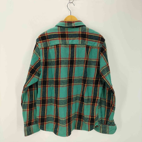 ステューシー Stussy L/S flannel shirt plaid check ヘビーフランネルシャツ メンズ JPN:L