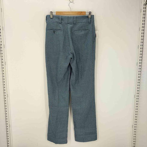 70S センタープレス チェック柄スラックスパンツ メンズ