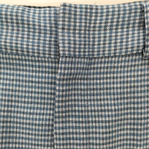 70S センタープレス チェック柄スラックスパンツ メンズ