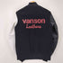 バンソン VANSON 袖レザー切替 ワッペンデザインスタジアムジャンパー メンズ 38