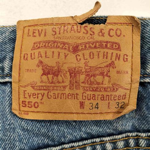 リーバイス Levis 550 バギーデニムパンツ メンズ W34L32