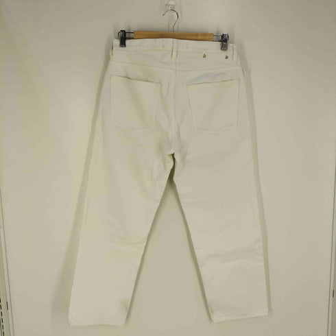 ゴールデングース GOLDEN GOOSE Cory Loose Skate White denim Pants ボタンフライ ホワイトデニム メンズ 30