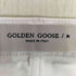 ゴールデングース GOLDEN GOOSE Cory Loose Skate White denim Pants ボタンフライ ホワイトデニム メンズ 30