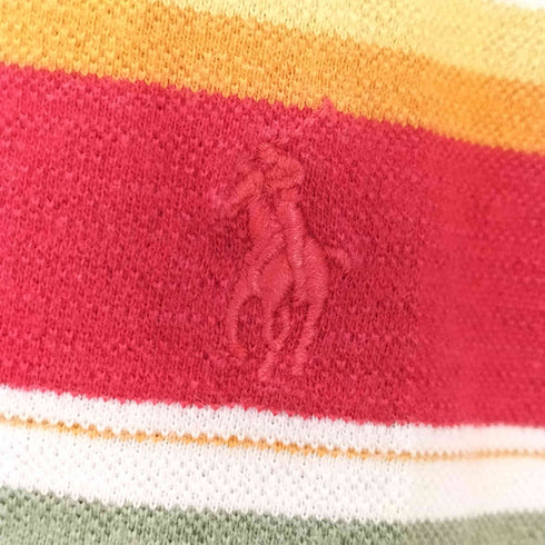 ポロバイラルフローレン Polo by RALPH LAUREN サニーストライプポロシャツ メンズ import:XL