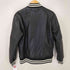 アヴィレックス AVIREX 14AW COW ZIP-UP STADIUM JACKET ジップアップ スタジアムレザージャケット メンズ import:M