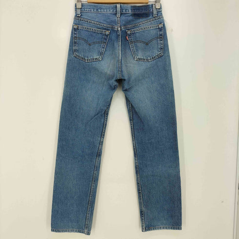 リーバイス Levis ボタン裏544 脇割 黒×オレンジステッチ ボタンフライ デニムパンツ レディース
