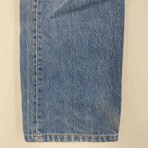 リーバイス Levis ボタン裏544 脇割 黒×オレンジステッチ ボタンフライ デニムパンツ レディース