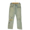ゴールデングース GOLDEN GOOSE effect text-print straight-leg jeans プリント ダメージ ジーンズ デニム メンズ 30
