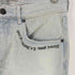 ゴールデングース GOLDEN GOOSE effect text-print straight-leg jeans プリント ダメージ ジーンズ デニム メンズ 30