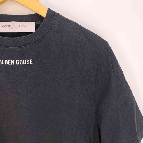 ゴールデングース GOLDEN GOOSE イタリア製 ロゴプリント Tシャツ メンズ import:M