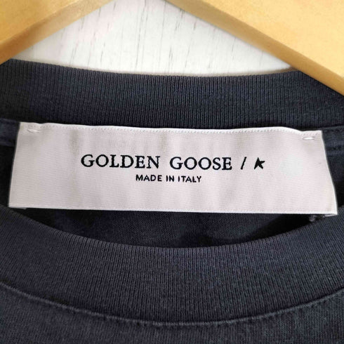 ゴールデングース GOLDEN GOOSE イタリア製 ロゴプリント Tシャツ メンズ import:M