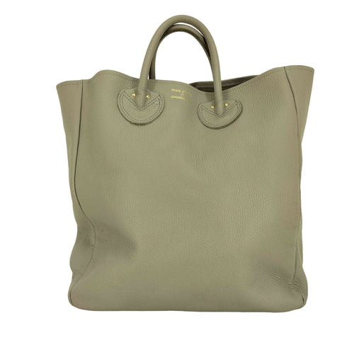 ヤングアンドオルセン YOUNG&OLSEN The DRYGOODS STORE EMBOSSED LEATHER TOTE エンボス レザー トート バッグ レディース