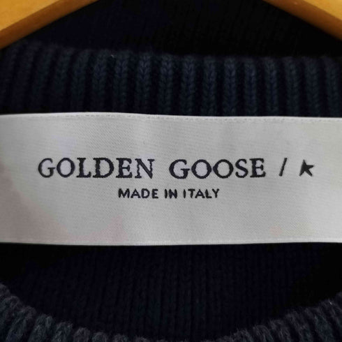 ゴールデングース GOLDEN GOOSE バックロゴ ラウンドネック セーター メンズ import:M
