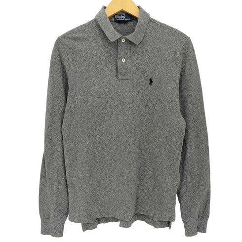 ポロラルフローレン POLO RALPH LAUREN CUSTOM FIT ロングスリーブポロ 長袖 メンズ import:M