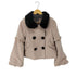 アンクルージュ Ank Rouge ファードッキングウールライクリボンハーフコート レディース JPN:M