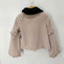 アンクルージュ Ank Rouge ファードッキングウールライクリボンハーフコート レディース JPN:M