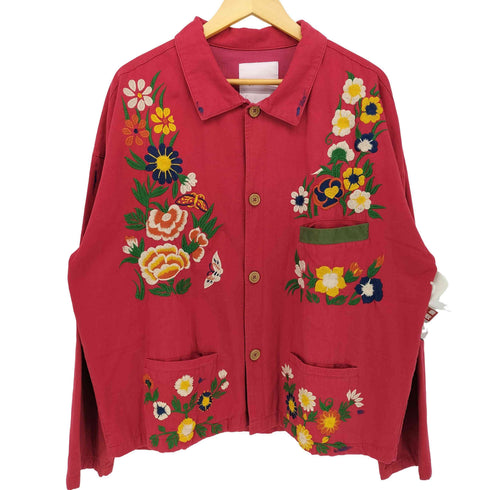 Profound FLORAL EMBROIDERED WORK JACKET フラワー 刺繍 ワークジャケット メンズ JPN:L