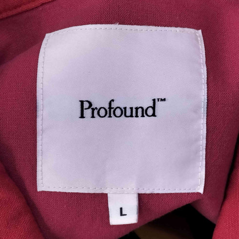 Profound FLORAL EMBROIDERED WORK JACKET フラワー 刺繍 ワークジャケット メンズ JPN:L