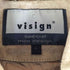 visign 本革 レザー ジップアップ ジャケット メンズ JPN:L