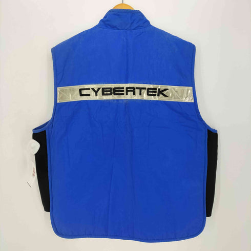 CYBERTEK E.R.T 反射テープ ロゴプリント ベスト メンズ import:L