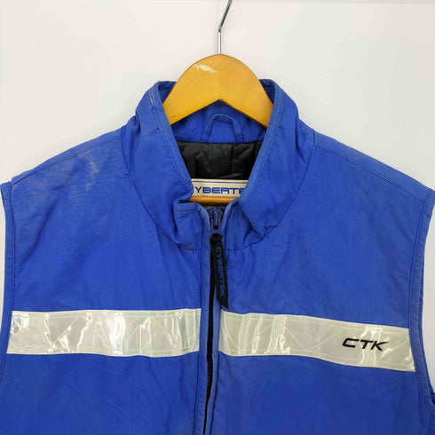 CYBERTEK E.R.T 反射テープ ロゴプリント ベスト メンズ import:L