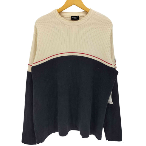 ポロジーンズ RL POLO JEANS CO. ロゴワッペン リブ編み ニット セーター メンズ import:L
