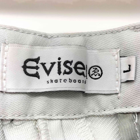 ヱビセンスケートボーズ Evisen skateboards ロゴ刺繍 2タック スラックス パンツ メンズ JPN:L