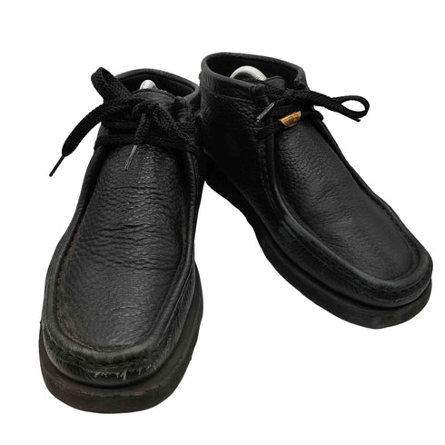 padmore&barnes vibramソール シボ革 モカシン シューズ メンズ