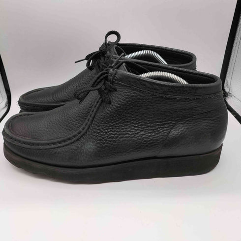 padmore&barnes vibramソール シボ革 モカシン シューズ メンズ