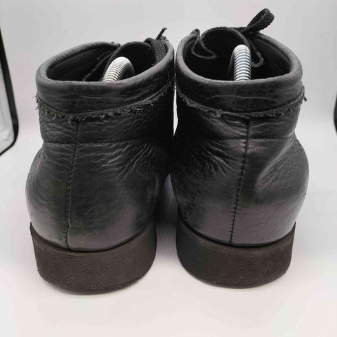 padmore&barnes vibramソール シボ革 モカシン シューズ メンズ