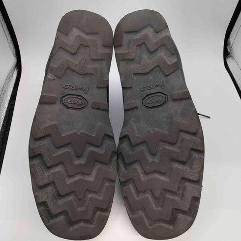 padmore&barnes vibramソール シボ革 モカシン シューズ メンズ