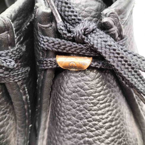 padmore&barnes vibramソール シボ革 モカシン シューズ メンズ