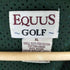 EQUUS GOLF メッシュ裏地 チェック柄 プルオーバー メンズ import:XL