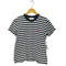 アミアレクサンドルマテュッシ AMI ALEXANDRE MATTIUSSI 刺繍ロゴ ボーダー 半袖Tシャツ メンズ S