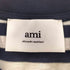 アミアレクサンドルマテュッシ AMI ALEXANDRE MATTIUSSI 刺繍ロゴ ボーダー 半袖Tシャツ メンズ S