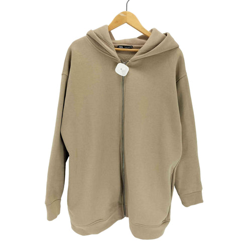 ザラ ZARA ジップアップパーカーミニワンピース レディース import:L