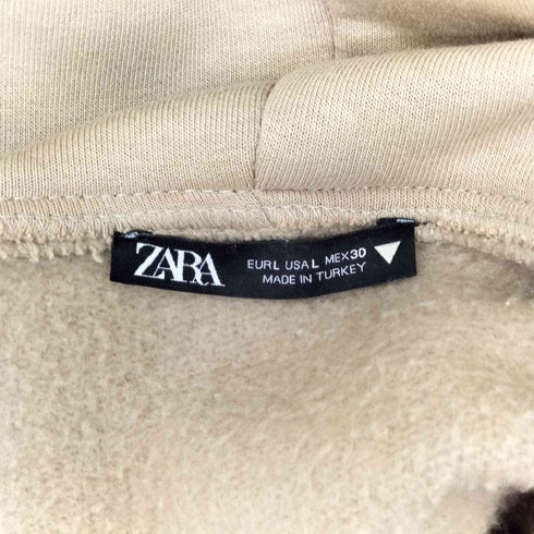 ザラ ZARA ジップアップパーカーミニワンピース レディース import:L