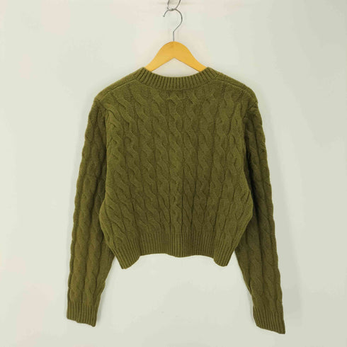 エイチアンドエム H&M ケーブルニットカーディガン レディース import:M