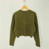 エイチアンドエム H&M ケーブルニットカーディガン レディース import:M