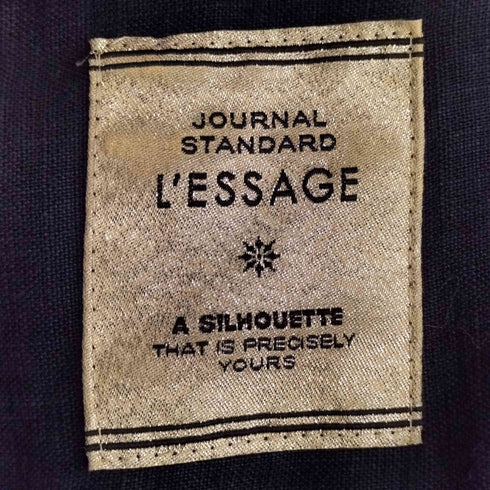 ジャーナルスタンダードレサージュ JOURNAL STANDARD Lessage リネン バンドカラーワンピース レディース