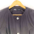 ザラ ZARA フェイクレザー ペプラムジャケット レディース import:L