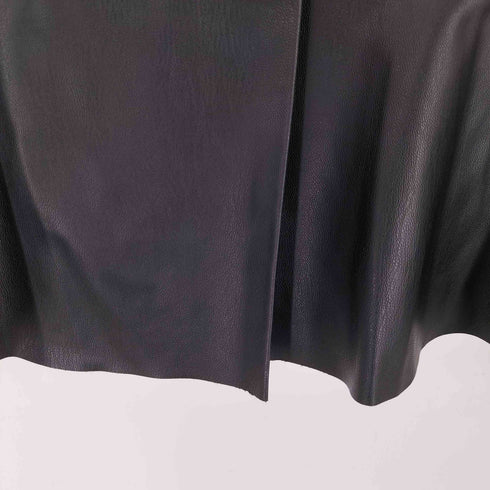ザラ ZARA フェイクレザー ペプラムジャケット レディース import:L