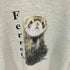 フルーツオブザルーム FRUIT OF THE LOOM 90S フロントプリント ラグランスウェット メンズ import:XXL