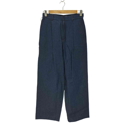 マカフィー MACPHEE 24SS リアクティブデニム タックテーパードパンツ レディース 36