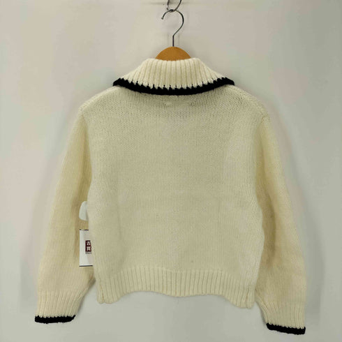 ザラ ZARA ピーターパンカラー ニットカーディガン レディース 11-12
