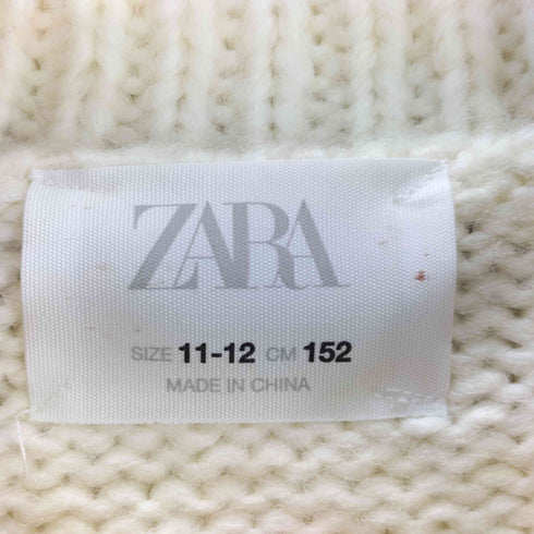 ザラ ZARA ピーターパンカラー ニットカーディガン レディース 11-12