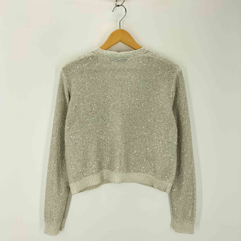 ザラ ZARA ラメニットカーディガン レディース import:L