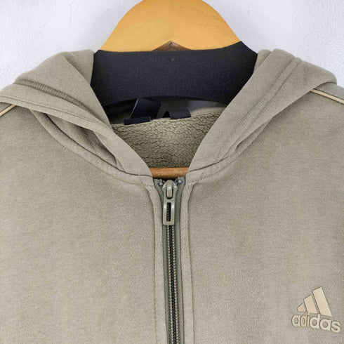 アディダス adidas サイドライン バックプリント ジップパーカー メンズ O
